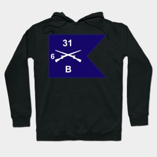 Guidon - B Co 6th Bn 31st Infantry Hoodie